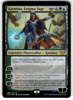 Magic: The Gathering Planeswalker Kasmina, Enigma Sage Mythic FOIL MTG - Image 1