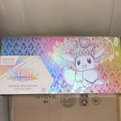 Pokemon Scarlet & Violet Prismatic Evolutions Super-Premium Collection Box Eevee - Image 1