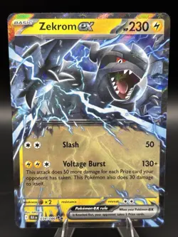 Pokemon TCG - Zekrom ex - 034/086 Black Bolt Double Rare - Image 1