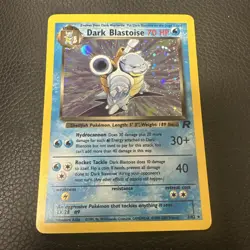 Dark Blastoise 3/82 Team Rocket Holo 1999 Pokemon - Image 1