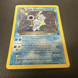 Dark Blastoise 3/82 Team Rocket Holo 1999 Pokemon - Image 2