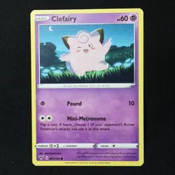 Crimped Error Clefairy 063/185 & Electrike 051/185 Vivid Voltage NM Pokemon TCG - Image 2