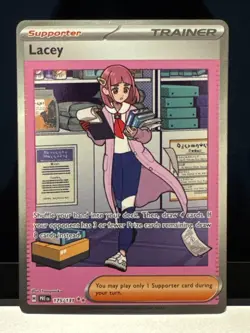 Lacey [Pokemon TCG Scarlet & Violet Prismatic Evolutions] SIR 175/131 NEAR MINT - Image 1