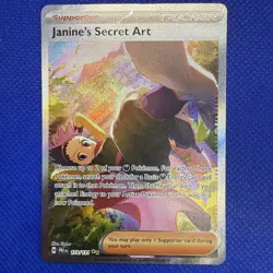 Pokemon TCG Janine's Secret Art 173/131 SIR Holo Prismatic Evolutions - Image 1