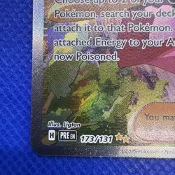 Pokemon TCG Janine's Secret Art 173/131 SIR Holo Prismatic Evolutions - Image 5