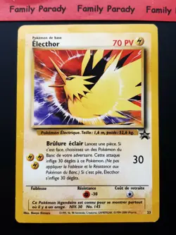 Electhor 70Pv Promo 23 Pokemon Wizards Black Star French - Image 1