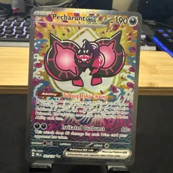 Pecharunt ex 163/131- Pokemon TCG Prismatic Evolutions SIR NM - Image 1