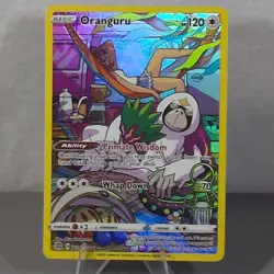 Pokemon Oranguru Ultra Rare Full Art Holo Brilliant Stars TG12/TG30 120 HP - Image 1