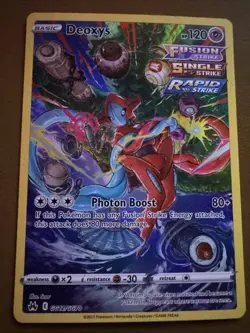 Pokemon Deoxys GG12/GG70 Crown Zenith Galarian Gallery Ultra Rare Holo 120HP - Image 1