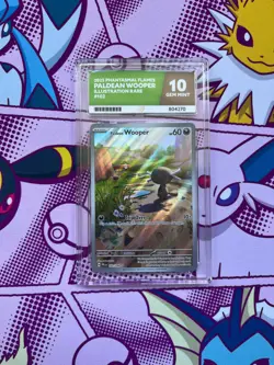 Pokemon TCG - Paldean Wooper 102/094 - Phantasmal Flames - Graded - ACE 10 - Image 1