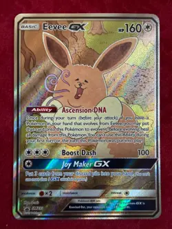 Pokemon TCG Eevee GX Full Art SM233, Black Star Promo (LP) - Image 1