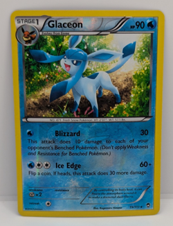 Glaceon 19/111 XY - Furious Fists Reverse Holo LP Pokemon - Image 1