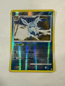 Glaceon 41/111 Platinum Reverse Holo LP Pokemon TCG 2009 - Image 1