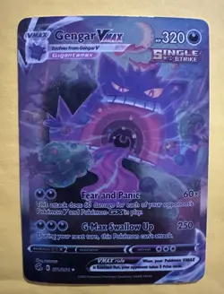 Pokemon Gengar VMAX 271/264 Fusion Strike Secret Rare Alt Art Holo 320 HP - Image 1