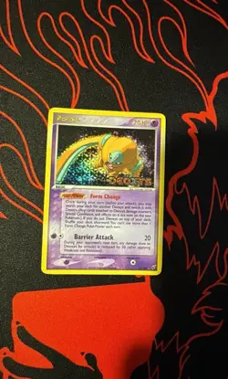 Pokemon Deoxys (Defense Forme) EX Deoxys #18/107 Reverse Holo Rare MP - Image 1