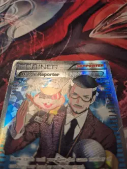 Pokemon TCG - Battle Reporter Full Art Trainer 109/111 XY Furious Fists - MP/HP - Image 2