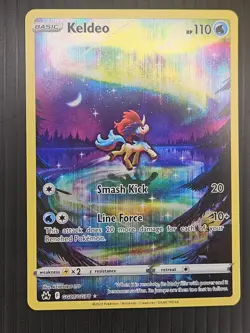 Keldeo GG07/GG70 - Pokemon Crown Zenith Galarian Gallery Ultra Rare Full Art NM - Image 1