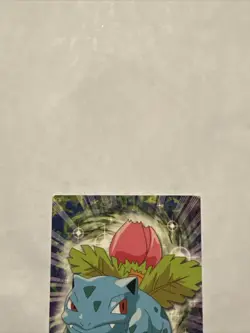 1999 Topps Pokemon Series 1 TV Animation IVYSAUR #02 Black Label EX - Image 3