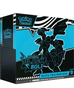 Pokemon TCG Scarlet and Violet Black Bolt Elite Trainer Box ETB Sealed - Image 1