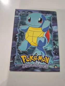 1999 Topps Pokemon Movie Edition Squirtle Stage 1 #07 E7 of 12 Vintage - Image 1