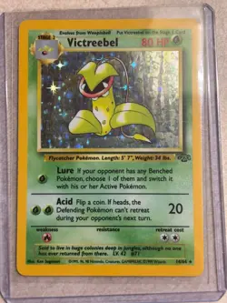 Pokemon TCG Victreebel Jungle Holo Rare 14/64 Unlimited 80 HP Stage 2 Wizards - Image 1