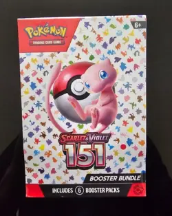 Pokemon TCG Booster Bundle - SV: 151 MEW *SEALED/MINT* 6 Booster Packs - Image 1