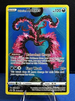 Pokemon Galarian Moltres TCG SWSH284 Sword & Shield Black Star Promo - Image 1