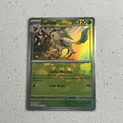 Pokemon Prismatic Evolutions - Master Ball Leafeon 008/086 - Image 1
