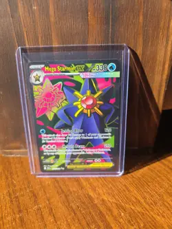 Mega Starmie EX 102/088 Full Art Ultra Rare Pokemon TCG: Perfect Order - Image 1
