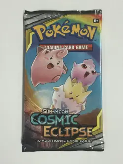 Pokemon TCG: Sun & Moon Cosmic Eclipse Booster Pack Tag Team New Sealed - Image 1