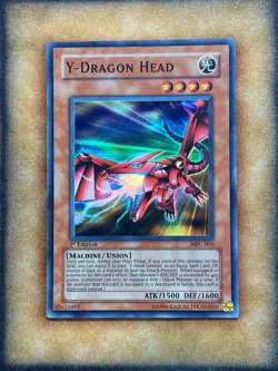 Yugioh Y-Dragon Head MFC-005 Super Rare 1st Ed MP - Image 1