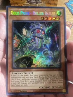 Yugioh Gold Pride - Roller Baller CYAC-EN086 Secret Rare 1st Edition Near Mint - Image 1