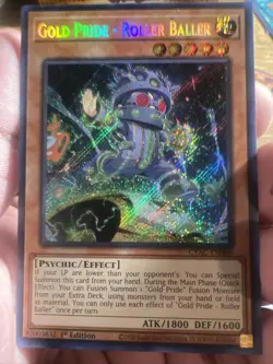 Yugioh Gold Pride - Roller Baller CYAC-EN086 Secret Rare 1st Edition Near Mint - Image 2