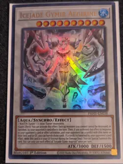 Yugioh! Icejade Gymir Aegirine - PHHY-EN038 - Ultra Rare - 1st Edition Near Mint - Image 1