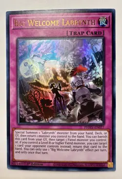 Yu-Gi-Oh! TCG Big Welcome Labrynth Photon Hypernova PHHY-EN077 1st Edition Ultra - Image 1