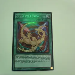 Yugioh Odd-Eyes Fusion DOCS-EN063 Secret Rare 1st Ed NM - Image 1