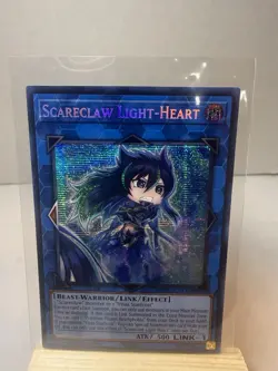 Yu-Gi-Oh! Scareclaw Light-Heart MP23-EN136 25th Ann Tin Secret Rare Holo Link - Image 1