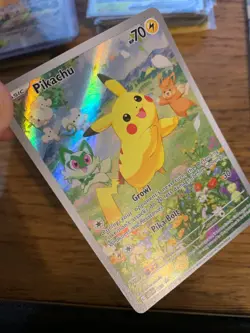 NM! Pikachu SVP 088 S&V Paldea Adventure Chest Promo Pokemon Card! - Image 3