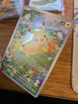 NM! Pikachu SVP 088 S&V Paldea Adventure Chest Promo Pokemon Card! - Image 4