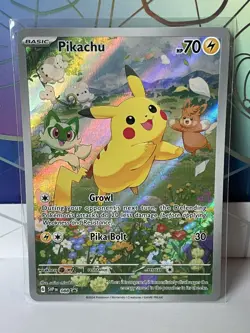 Pikachu SVP 088 Black Star Promo 88 Paldea Adventure Chest NM Pokemon - Image 1