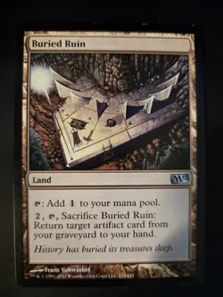 Buried Ruin LP Core Set 2012 M12 MTG FREE SHIPPING - Image 1