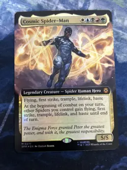 Cosmic Spider-Man (Extended Art) Marvel's Spider-Man Foil NM-M Unplayed - Image 1