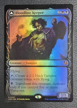 Magic Innistrad Remastered #327 Bloodline Keeper (Showcase) Foil MTG NM Card - Image 1