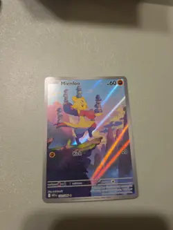 Pokemon Mienfoo TCG White Flare Illustration Rare Holo Card 133/086 - Image 1