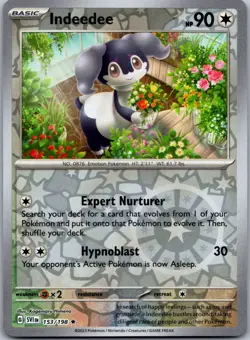Indeedee 153/198 - Deck Exclusives Pokemon NM Normal - Image 1