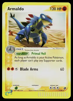 Pokemon Card - Armaldo Sandstorm 1/100 Holo Reverse Holo Rare - Image 1