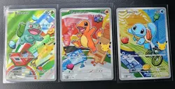 Pokemon TCG First Partner Pack Bulbasaur Charmander Squirtle 3 Cards - Image 1