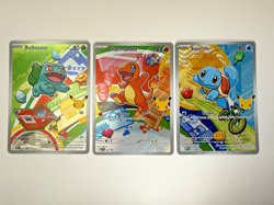 Pokemon TCG First Partner Illustration Collection Series 1 Kanto GEN 1 Starters - Image 1