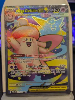 Pokemon Tcg Perfect Order Mega Clefable Ex Full Art 103/088 NM Pack Fresh - Image 1