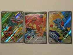 Pokemon First Partner Promo Bulbasaur, Charmander, Squirtle - Image 1